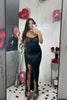 Pretty Lady Lace Maxi Dress (BLACK)