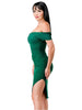 La Bonita Ruched Dress (EMERALD)