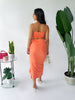 Otro Atardecer Skirt Set (ORANGE)