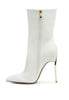 Rich Auntie Over The Ankle Stiletto Boot