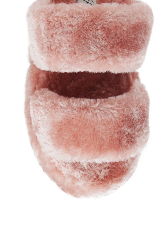 Cozy Chunky Fur Slip-Ons (MULTI-COLOR)