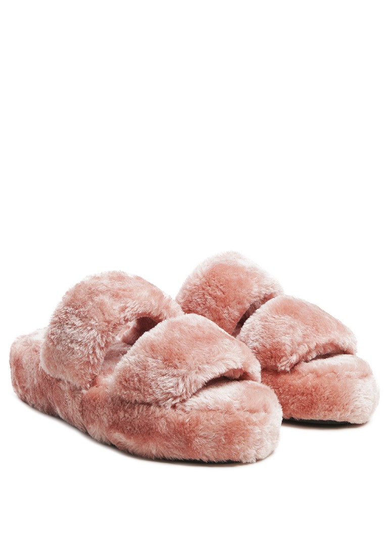 Cozy Chunky Fur Slip-Ons (MULTI-COLOR)