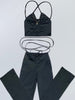 Draya Halter Pants Set (BLACK)