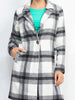 Strictly Business Flannel Coat (B&W)