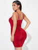 Be My Valentine Velour Dress (RED)