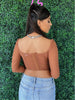 Brandy Mesh Long Sleeve (COCOA)