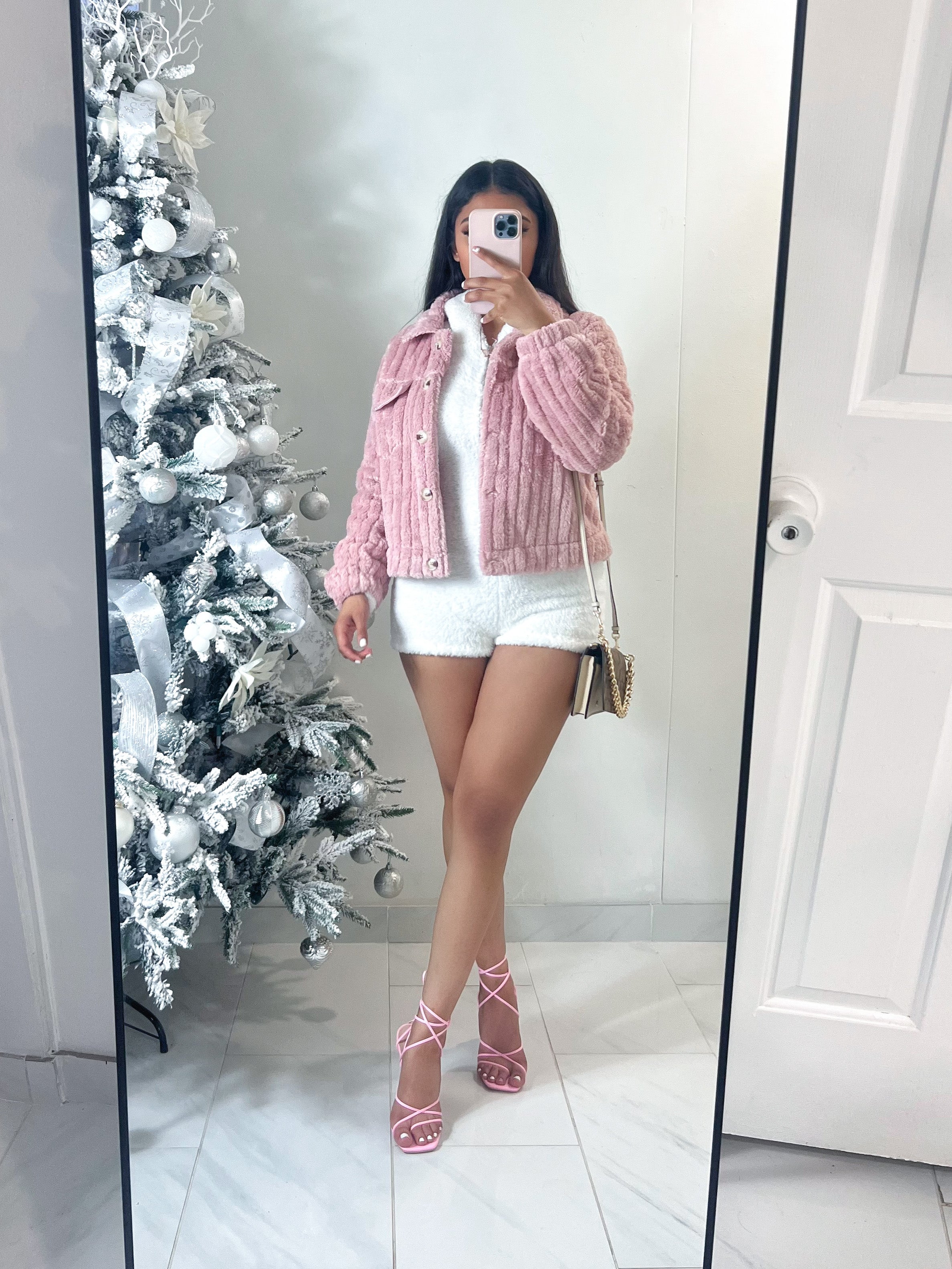 Die Fur You Fluffy Jacket (LIGHT PINK)