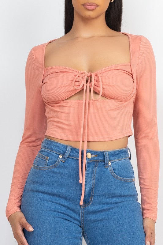 Vanessa Longsleeve (PEACH PINK)