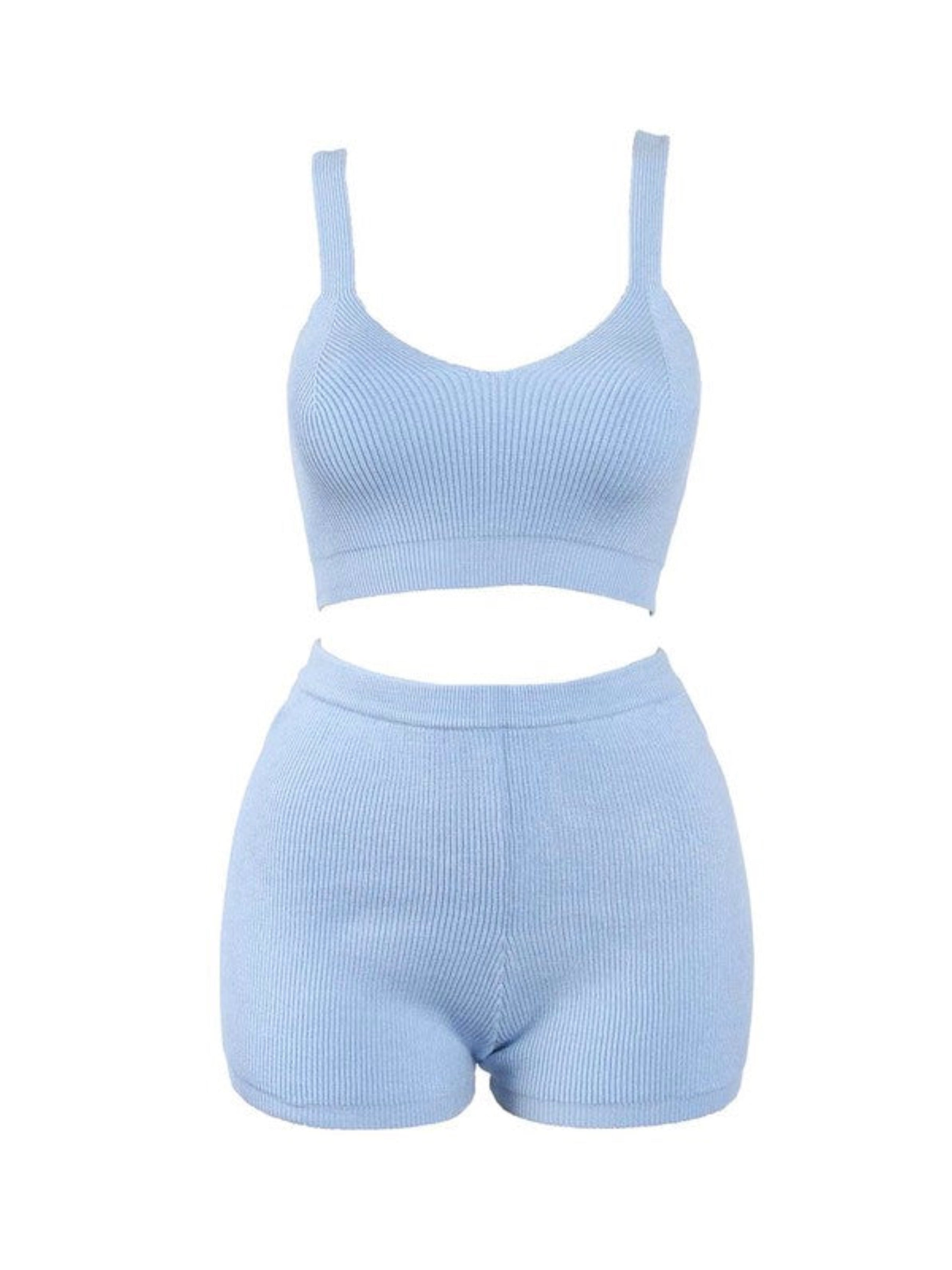 Terra Knit Lounge Set (LIGHT BLUE)