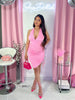 That’s HOT Halter Mini Dress (Barbie Pink)