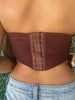 Tinker Corset Top (BROWN)