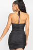 Bad Gal Glittery Mini Dress (BLACK)